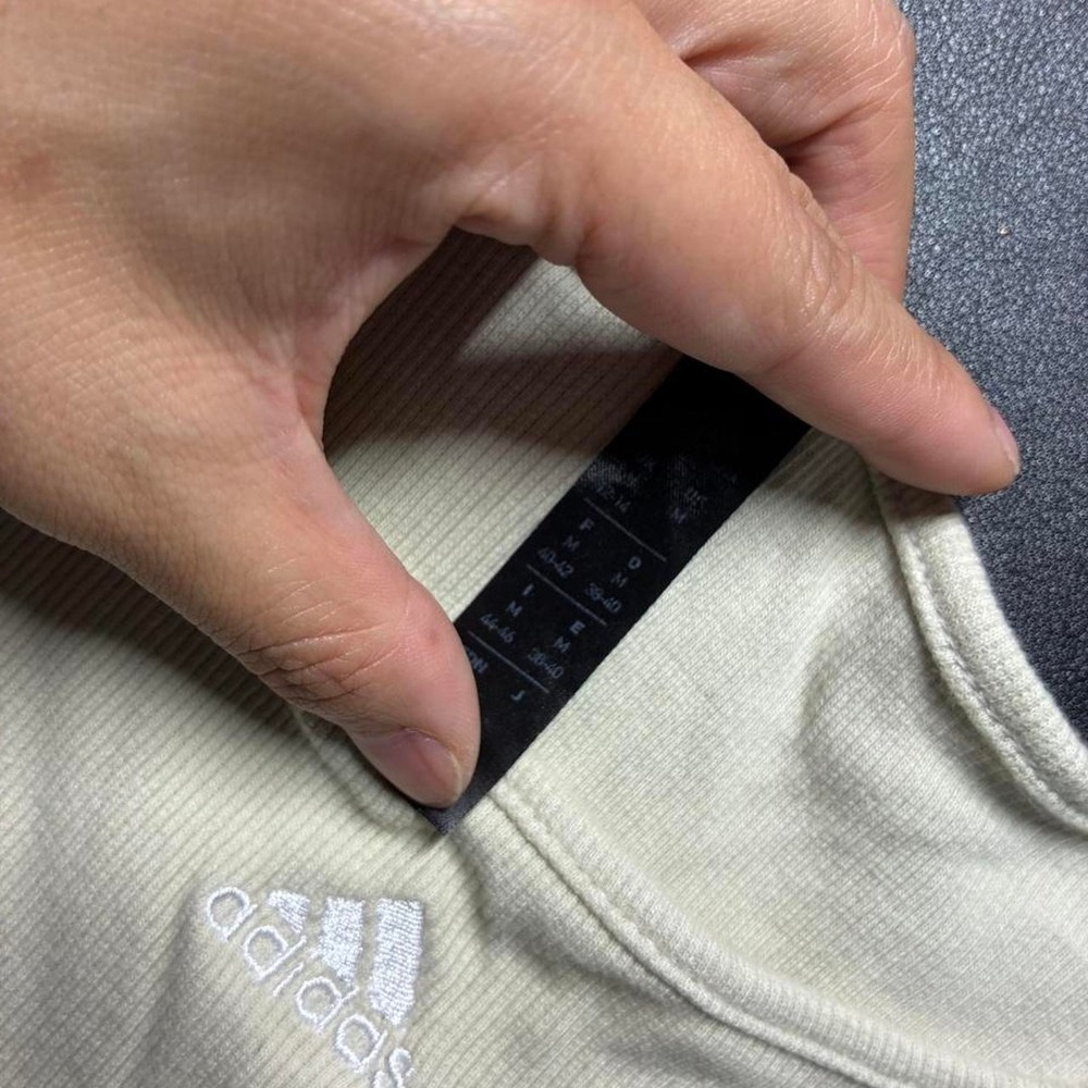 Adidas cream and Tan Tank Top in M